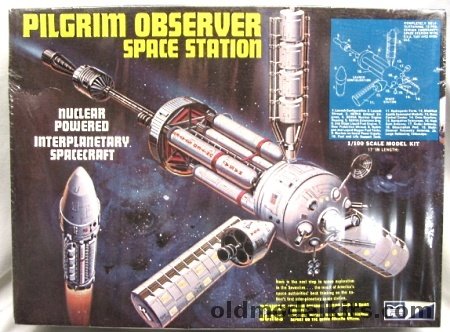 MPC 1/100 Pilgrim Observer Space Station Nuclear, 9001 plastic model kit